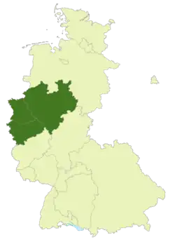 La Regionalliga "Ouest" de 1963 à 1974