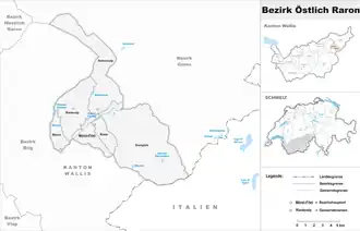 Localisation de Demi-district de Rarogne oriental