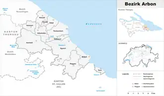 Localisation de District d'Arbon