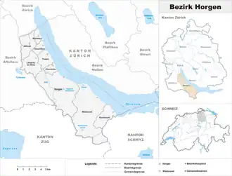 Localisation de District de Horgen