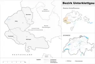 Localisation de District d'Unterklettgau