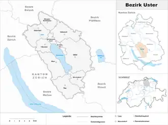 Localisation de District d'Uster
