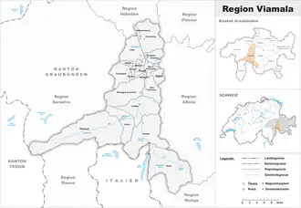 Localisation de Région de Viamala