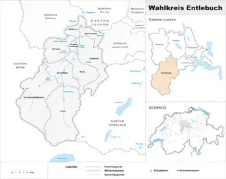 Localisation de Arrondissement électoral d'Entlebuch