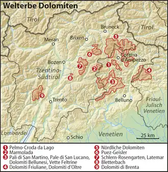 Image illustrative de l’article Les Dolomites (patrimoine mondial)