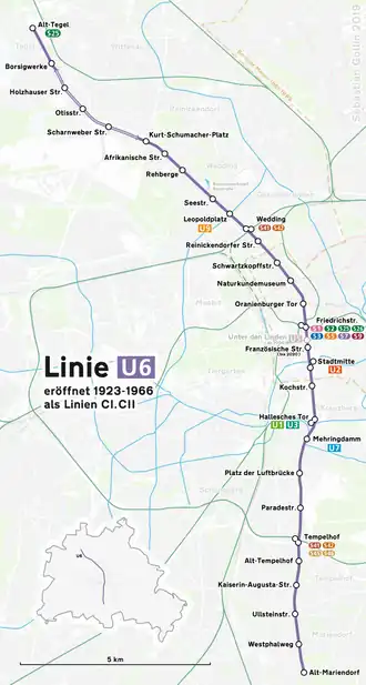 Voir la carte de la ligne.