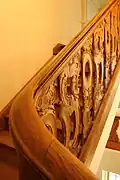 Escalier de palier de style rocaille du XVIIIe&nbsp;siècle