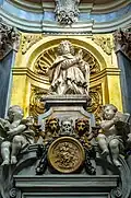 Tombe du Cardinale Federico d'Assia-Darmstadt, col busto di Ercole Ferrata, 1680-86.