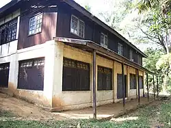 The British Club in Katha (only the ground floor remains from Orwell's time)