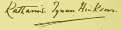 signature de Katharine Tynan