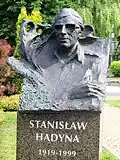 sculpture représentant Stanisław Hadyna