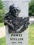 sculpture représentant Paweł Steller