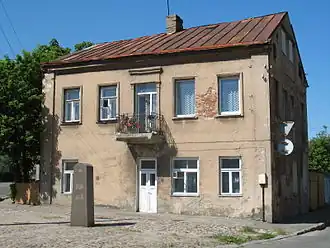 Un des mémoriaux du Ghetto de Kaunas.