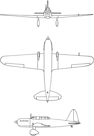 vue en plan de l’avion