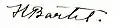 Signature de Kazimierz Bartel