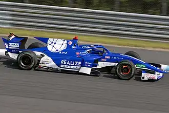 Kenta Yamashita en Super Formula sur le circuit de Motegi en 2024