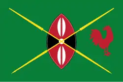 Drapeau présidentiel de Daniel Arap Moi (1978–2002)