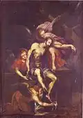 Pietà avec ange, vers 1650.