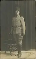 Khalil Raad, officier juif de l'armée turque, 1917