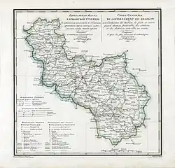 Description de l'image Kharkov governorate 1821.jpg.