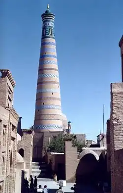 Minaret Islam Khodja à Khiva.
