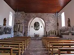 Intérieur de la chapelle.