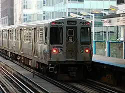 Rame vers Kimball au départ de Clark/Lake.