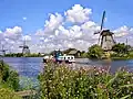 Les moulins à vent de Kinderdijk.