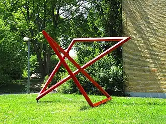 Sculpture à Kirchheim unter Teck, en Allemagne.