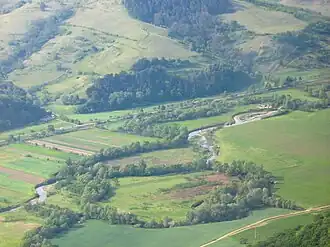 La Târnava Mică près de Sân-Georgiu de Pădure (Erdőszentgyörgy).