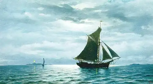 Oscar Kleineh&nbsp;(fi), Mer au clair de lune.