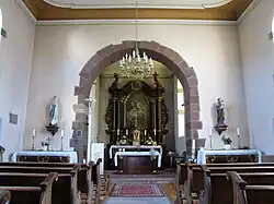 Intérieur de l'église Saint-Georges.