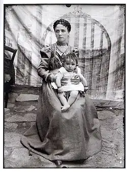 Une femme à Klisoura.