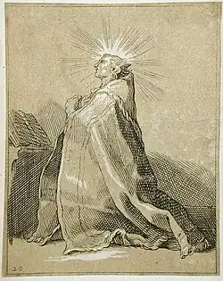 Saint à genoux, av. 1652 (musée d'art du comté de Los Angeles).