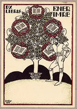 Un ex-libris d'Imre Kner
