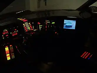 Réplique de l'intérieur de KITT dans les 3e et 4e&nbsp;saisons de la série K 2000.