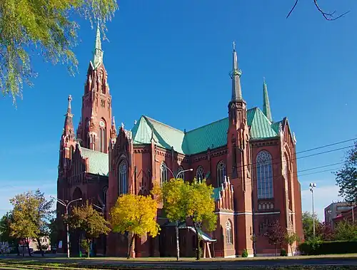 Basilique Notre-Dame-des-Anges de Dąbrowa Górnicza.