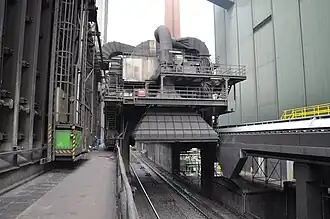 Hotte du refroidisseur de la cokerie Prosper