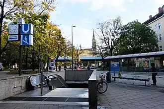 Image illustrative de l’article Kolumbusplatz (métro de Munich)