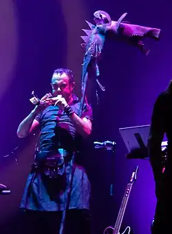 Au pibgorn avec Alan Stivell