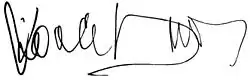 signature de Zsuzsa Koncz