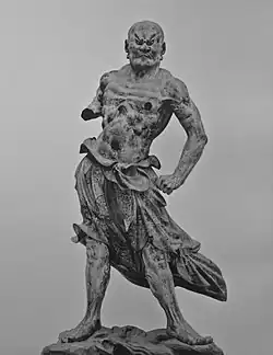 Niō, Kōfuku-ji à Nara. Attribué à Jōkei, XIIIe&nbsp;siècle.