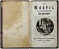 Les Brigands de Schiller, 1781