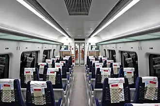 Intérieur d'un express.