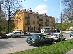 Bâtiment commercial de Korpmossevägen.