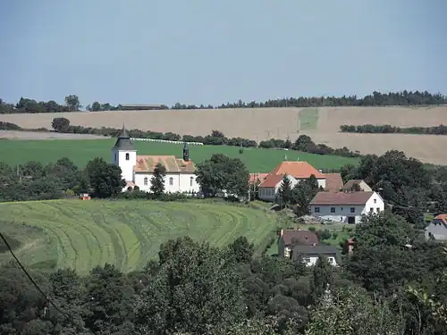 Žďár : église Saint-Venceslas.