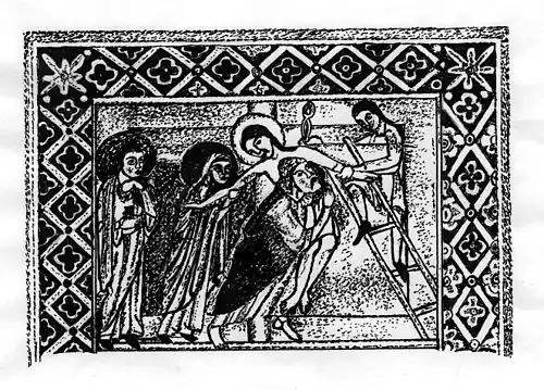 La Descente de la Croix de Roger d'Helmarshausen vers 1160