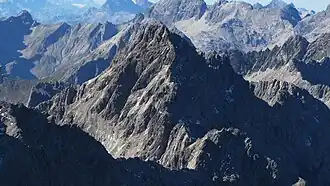 Vue depuis l'Urbeleskarspitze.