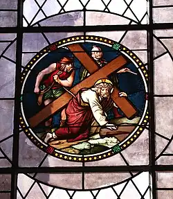 Vitrail, église Saint-Barthélémy de Kraiburg