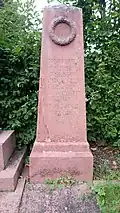 Tombes de trois soldats badois au cimetière de Sonderriet